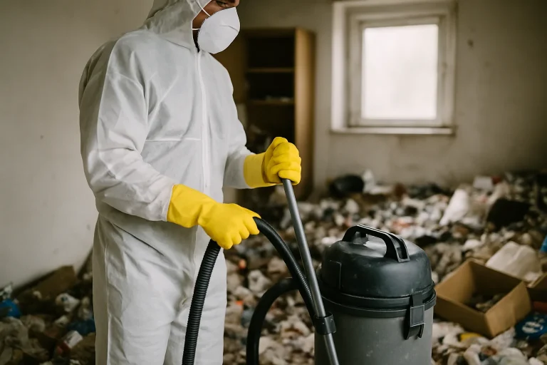 Appartement en désordre à Avanne-Aveney, illustrant les effets du syndrome de Diogène.