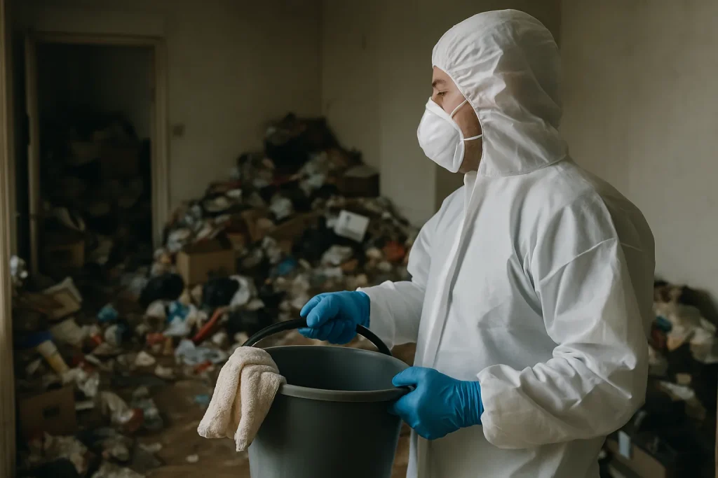 Une maison bretonne à Etel, symbolisant le contexte du syndrome de Diogène.