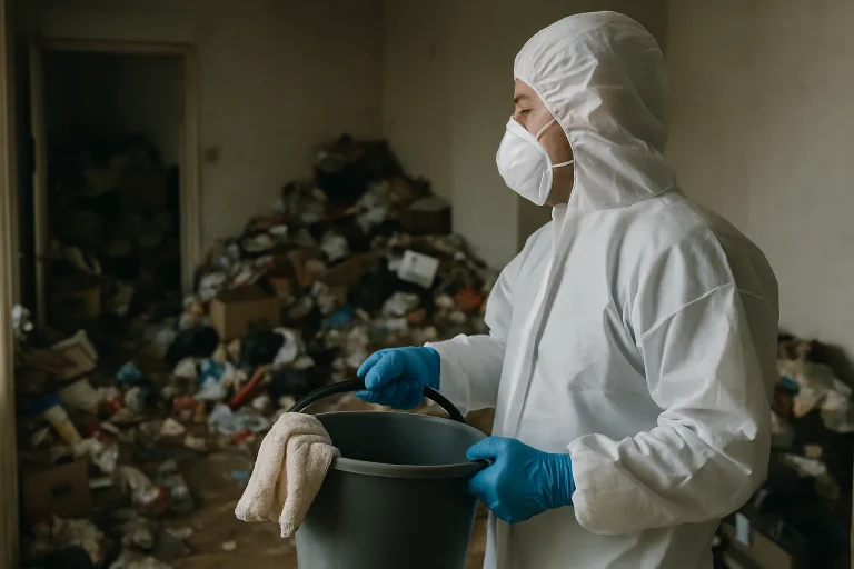 Une maison bretonne à Etel, symbolisant le contexte du syndrome de Diogène.