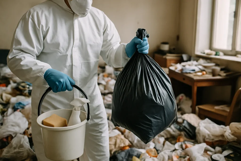Appartement à Voiron avant et après un nettoyage approfondi après diogène.