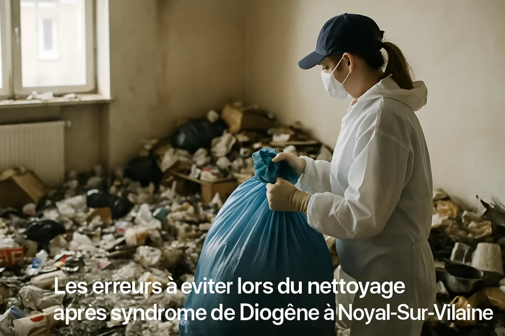 Un appartement en désordre à Noyal-Sur-Vilaine avec des objets éparpillés et de la poussière.