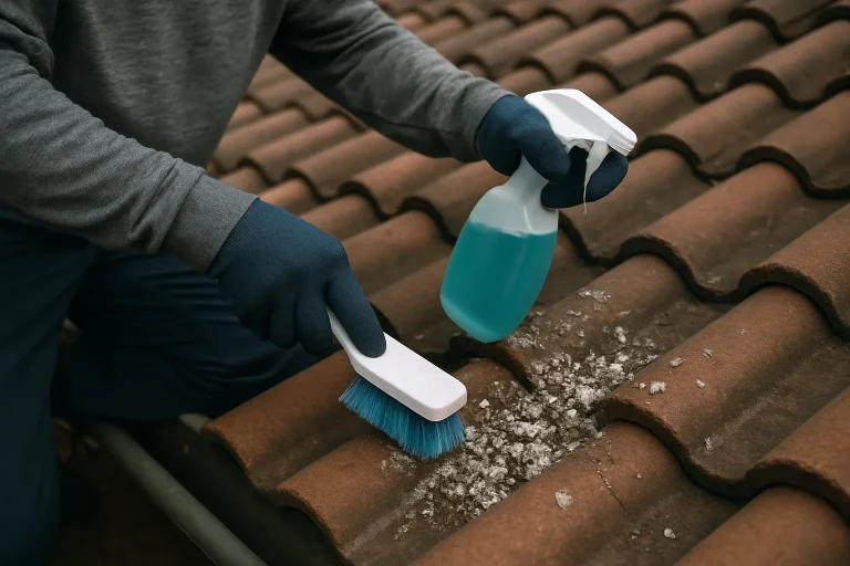 Produits efficaces pour traiter les fientes de pigeons sur un toit